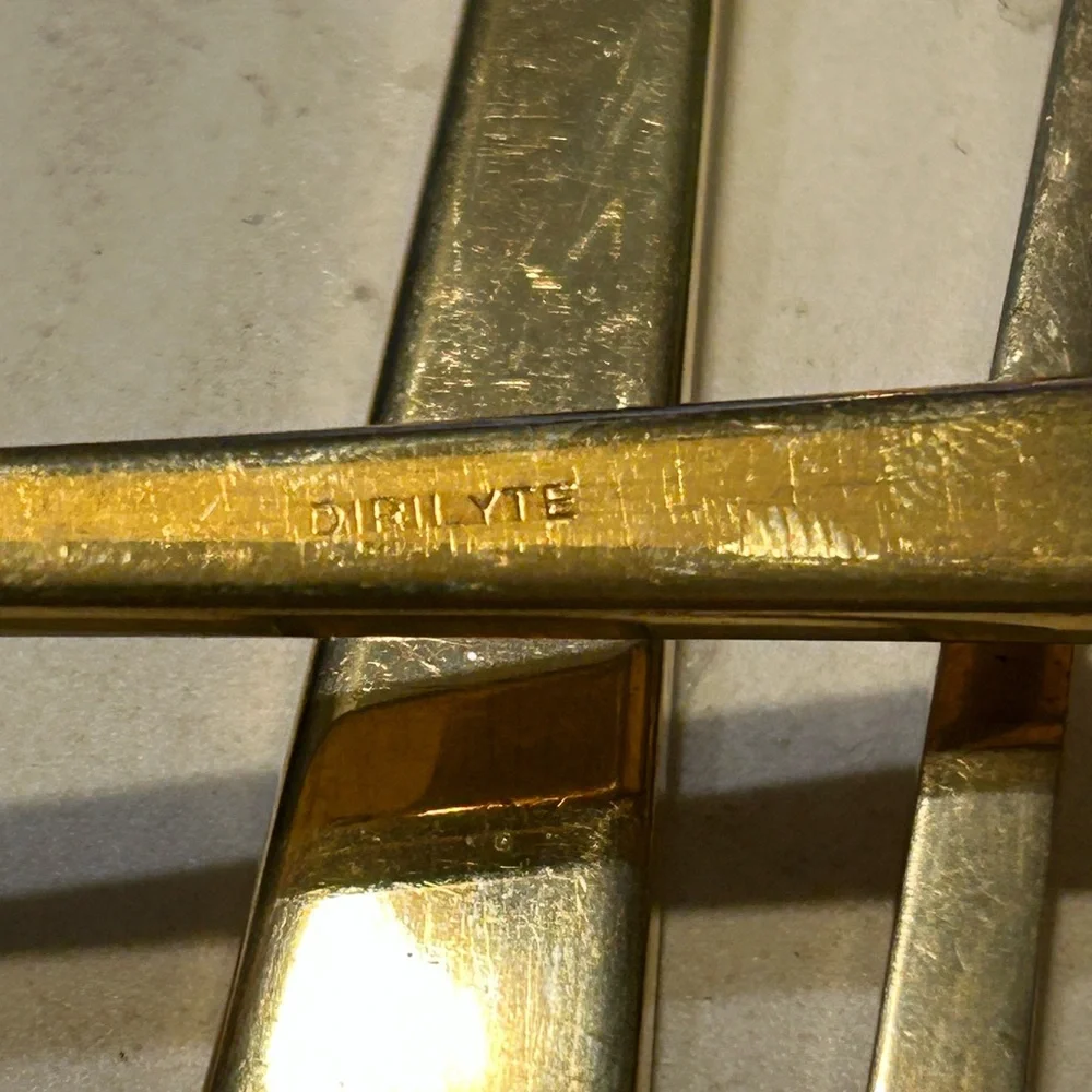 17 Vintage Dirilyte Elegant Gold Flatware Set